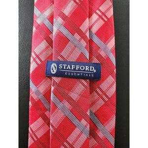 Men's Neck Tie Stafford Silk L60" W3.50"